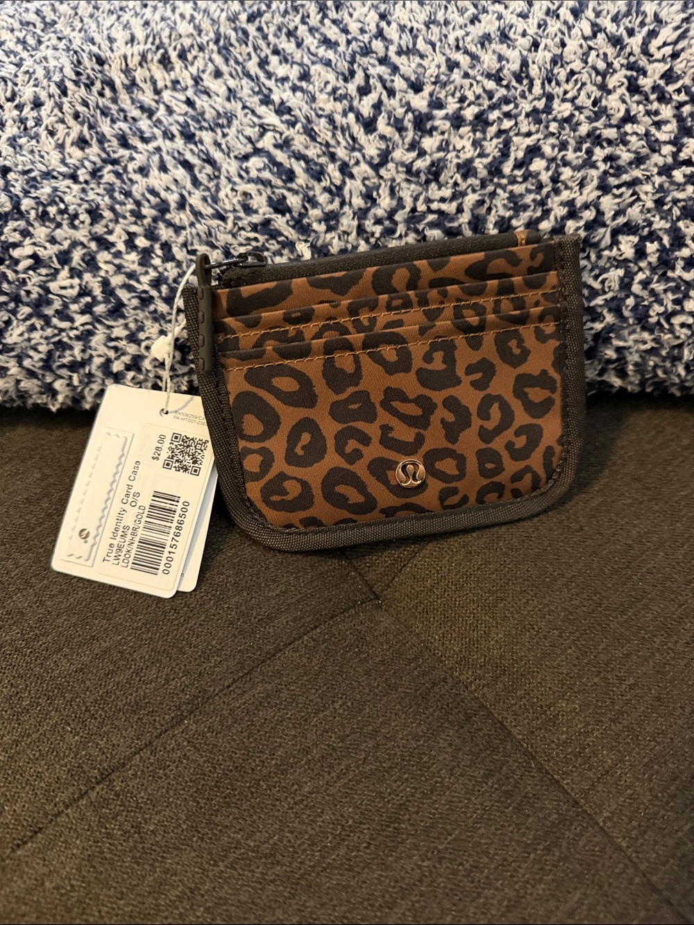Lululemon Leopard Print Card Pouch